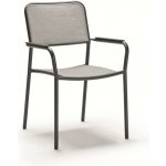 Stern Stohovatelné Joris Stern 61x59x89 cm rám lakovaný hliník Warm Grey výplet Ash light – Hledejceny.cz