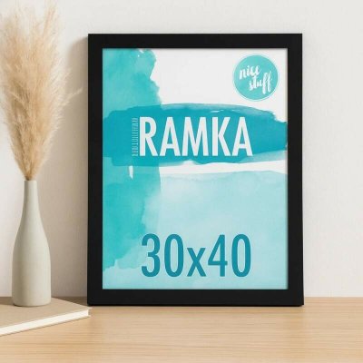 Kooistra Rámeček na fotografie 30×40 cm, černý, MDF – Hledejceny.cz