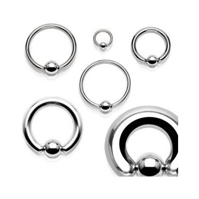 Šperky4U piercing kruh s kuličkou K1015-16125 – Zboží Mobilmania