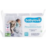Babylove vlhčené ubrousky Sensitive 80 ks – Zboží Dáma