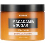 KUNDAL Macadamia & Sugar Body Scrub Pink Grapefriut 550 ml – Zboží Dáma