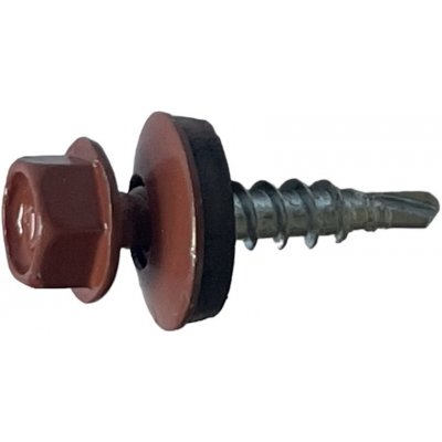 Vrut farmářský samovrtný s podložkou 4,8x35 hnědý 8017 - 250ks – Hledejceny.cz