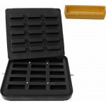 G.Gastro Formy pro stroj na tartaletky TMPIC - Tvar tartaletek: Obdélníkové - 90x30 mm - Výška: 19 mm - pro 15 tartaletek - 44810 – Zboží Mobilmania