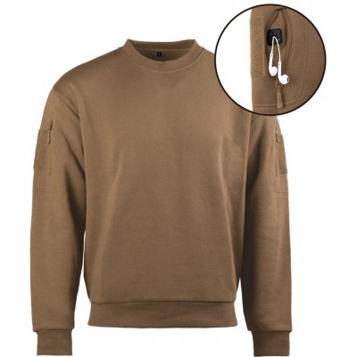 Mikina Mil-Tec taktická ROUND NECK COYOTE COYOTE BROWN – Hledejceny.cz