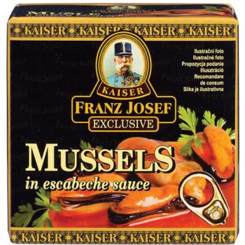 Kaiser Franz Josef Exclusive Mušle v nálevu escabeche 80 g