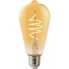 Žárovka Nordlux LED žárovka Smart Deco Gold Edison 47W E27 2200K jantarová