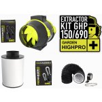 Garden High Pro Extractor Kit 150 mm, 690 m3/h – Hledejceny.cz