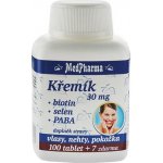 MedPharma Křemík 30 mg +Biotin + Paba 37 tablet – Hledejceny.cz