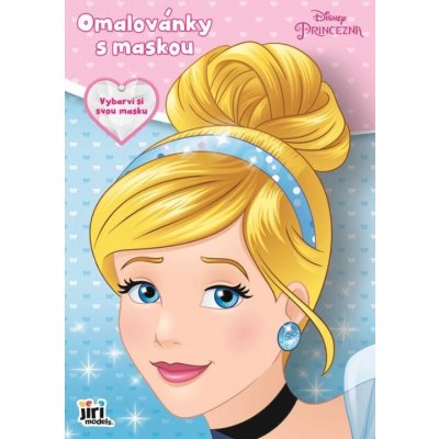 JM MODELS Omalovánky s maskou Disney Princezny