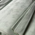 Pastelově zelený vintage damašek květiny/bavlna 3 – Zboží Mobilmania