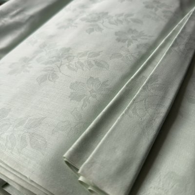 Pastelově zelený vintage damašek květiny/bavlna 3 – Zboží Mobilmania