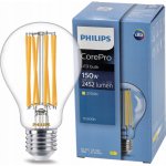 Philips LED žárovka LED E27 A60 17W = 150W 2452lm 2700K Teplá bílá CorePro PHICORM0030 – Zboží Živě