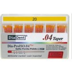 DiaDent Čepy gutaperčové kónické .04 Plus ML158-604 - Vel./šíře: 20 – Hledejceny.cz