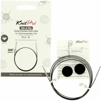 KnitPro lanko Thin & Flex celková délka 150cm – Sleviste.cz