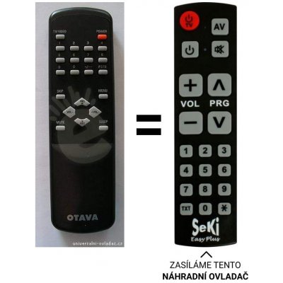 Dálkový ovladač Senior Otava 5113, 5531, 3713, 5541 – Zboží Živě