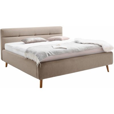 Meise Möbel Lotte Béžová látková s úložným prostorem – Zboží Mobilmania