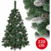 Vánoční stromek ANMA Vánoční stromek SNOW 220 cm borovice AM0061