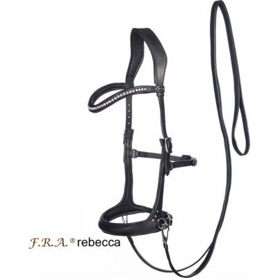 F.R.A.Uzdečka bezudidlová Sidepull Rebecca černá – Zbozi.Blesk.cz