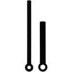 Kovové hodinové ručičky B10 (81 mm, 55 mm) - černé – Sleviste.cz