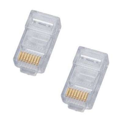 DATACOM Konektor Cat5e RJ45, lanko, UTP 100ks, 4150 – Zboží Mobilmania