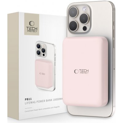 Tech-Protect PB11 10000mAh PINK – Zbozi.Blesk.cz