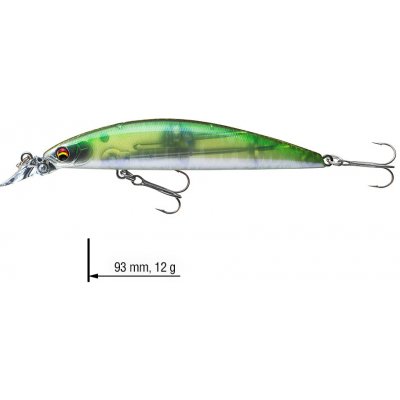 Daiwa Tournament Current Master SR 93-F Green Flash Ghost 9,3 cm 12 g – Zboží Dáma