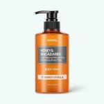 Kundal Honey & Macadamia Body Wash Amber Vanilla sprchový gel 500 ml – Sleviste.cz