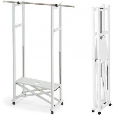 ARREDAMENTI ITALIA Dřevěný věšák na šaty Elios cod. 642 Bílá – Sleviste.cz