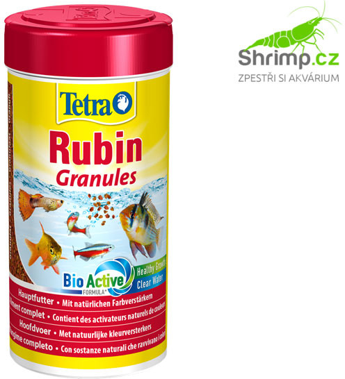 Tetra Rubin Granules 250 ml od 145 Kč - Heureka.cz