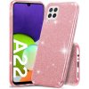 Pouzdro a kryt na mobilní telefon Pouzdro Focell Shining Samsung Galaxy A22 5G A226B růžové