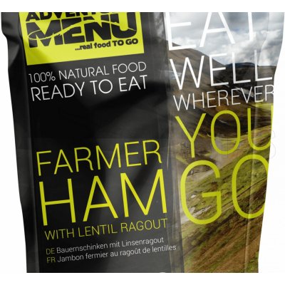 Adventure Menu Farmářská šunka s čočková ragú 400 g – Sleviste.cz