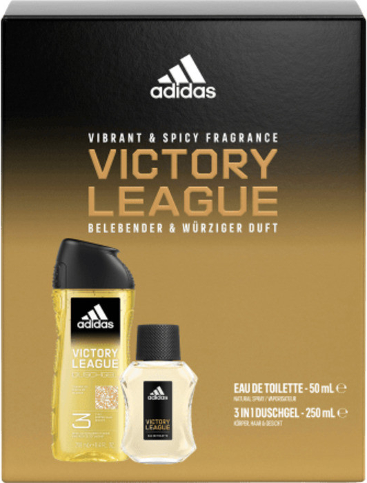 Adidas Victory League Dárková sada pánská toaletní voda 50 ml a sprchový gel 250 ml