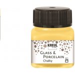 Křídové barvy na sklo a porcelán Kreul 20 ml Yellow Safran – Zboží Mobilmania