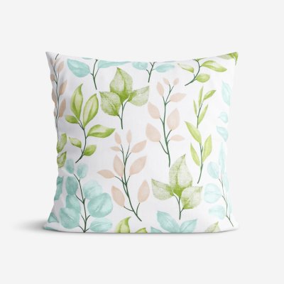 Goldea bavlna deluxe malované lístky 30 x 50 cm – Sleviste.cz