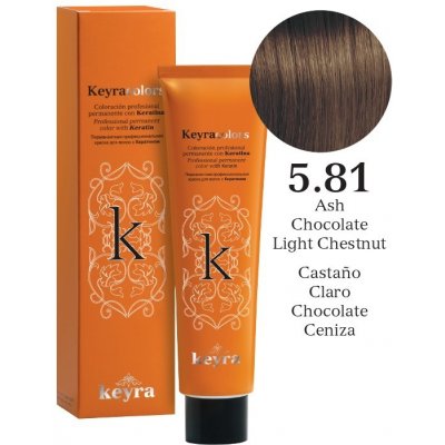 Keyra Barva na vlasy 5.81 Popelavě čokoládový světlý kaštan