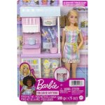 Barbie Prodavačka zmrzliny blondýnka herní set – Zboží Dáma