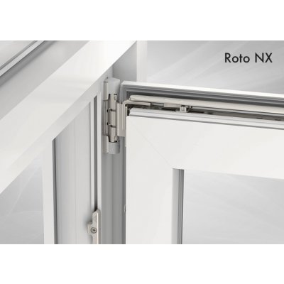 ROTO NX Celoobvodové kování Plast Dvoukřídlé štulpové 801 - 1000 x 501 - 600 mm – Sleviste.cz