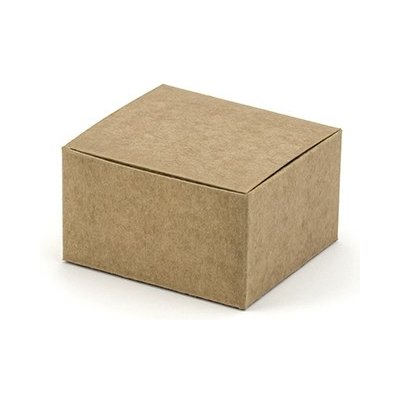 PartyDeco Dárková krabička přírodní 10 ks – Hledejceny.cz