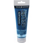 Daler Rowney Graduate akrylová barva phthalo turquoise 120 ml 1 ks – Sleviste.cz