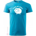 Triko na spaní pánské tyrkysová – Zboží Mobilmania