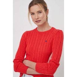 Polo Ralph Lauren Bavlněný svetr 211891640 červená