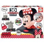 Educa 3D puzzle Minnie Mouse 160 ks s barvami – Zbozi.Blesk.cz