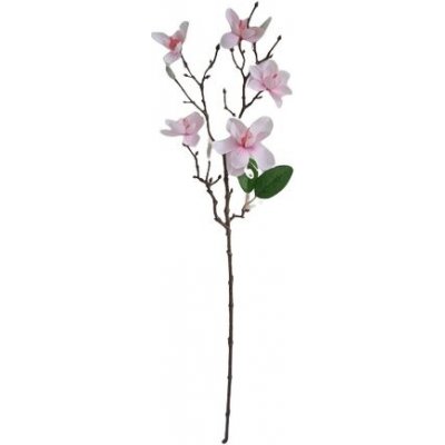 Umělá větvička Magnolie světle růžová, 64 cm – Zbozi.Blesk.cz