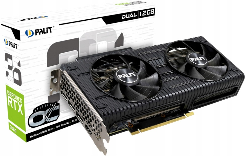 Palit GeForce RTX 3060 Dual OC 12GB GDDR6 NE63060T19K9-190AD