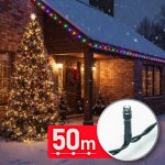 Phenom Barevný LED světelný řetěz 50 m, 1000 LED – Hledejceny.cz