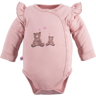 Eevi Body celorozepínací Hearts&Bears RŮŽOVÁ – Zboží Mobilmania