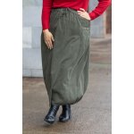 Italy fashion manšestrová sukně BĚTKA tmavě modrá – Zboží Dáma