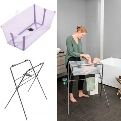 Stokke Flexi Bath Vanička a Stojan na vaničku Lavender – Hledejceny.cz