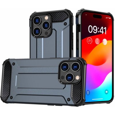 Pouzdro Hybrid Armor Case odolné Apple iPhone 15 PRO MAX modré – Sleviste.cz