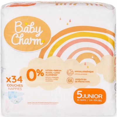 Baby Charm Super Dry Flex 5 Junior 11-16 kg 34 ks – Zboží Dáma